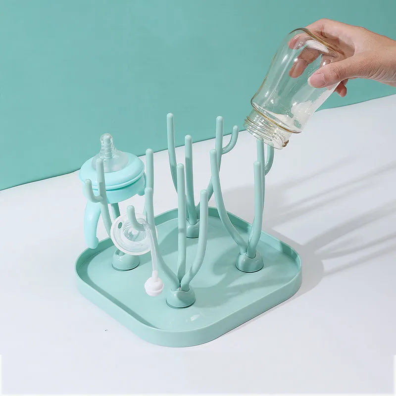 Minimalist Easy To Clean Baby Bottle Drying Rack 